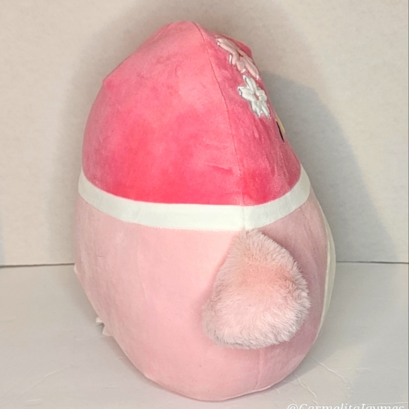 WON IN CLAW MACHINE SONJA 🐦 FTM Pink Duck w Flowers Original Squishmallow NWT - Picture 6 of 8